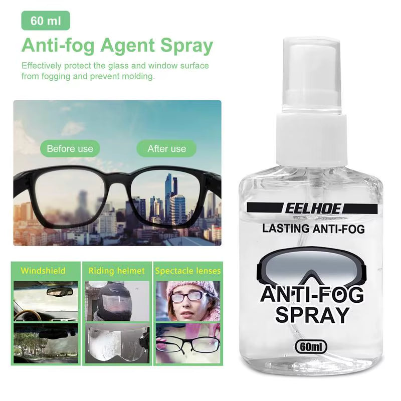 Anti-Fog Spray for Swim Goggles Scuba Dive Mask Lens Cleaner 60Ml Lenses Long-Term Demisting Swiming Cleaning Accessories