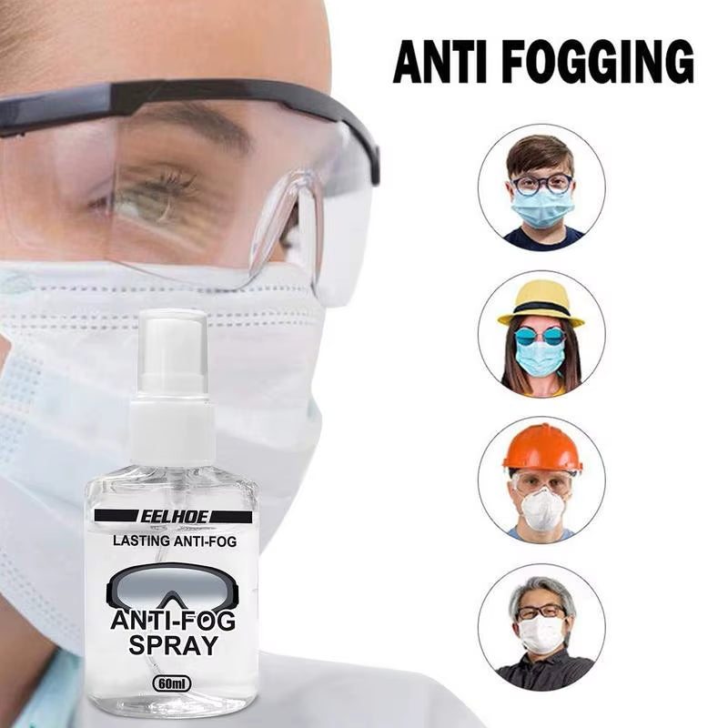 Anti-Fog Spray for Swim Goggles Scuba Dive Mask Lens Cleaner 60Ml Lenses Long-Term Demisting Swiming Cleaning Accessories